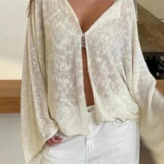 Boat Neck Cardigan 1