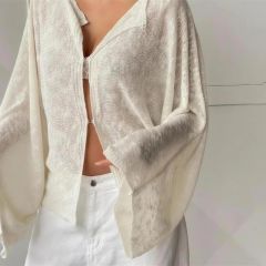 Boat Neck Cardigan 2