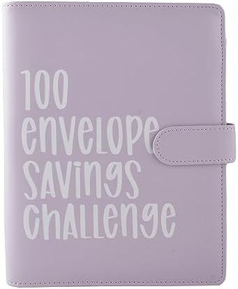 100 Envelope Challenge Binder | Easy and Fun Way to SaveMoney Saving Challenge Box kit Cash Saving,Savings Challenges Budget Book Binder with Cash Envelopes for Office,Home,School (Red) thumbnail 7