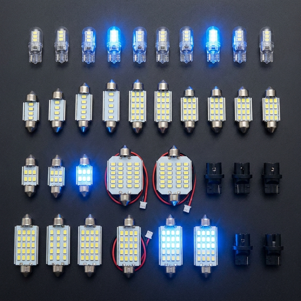 LED bulb kit close-up