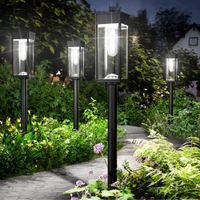 Waterproof Solar Garden Pathway Lights with Automatic On And Off thumbnail 3