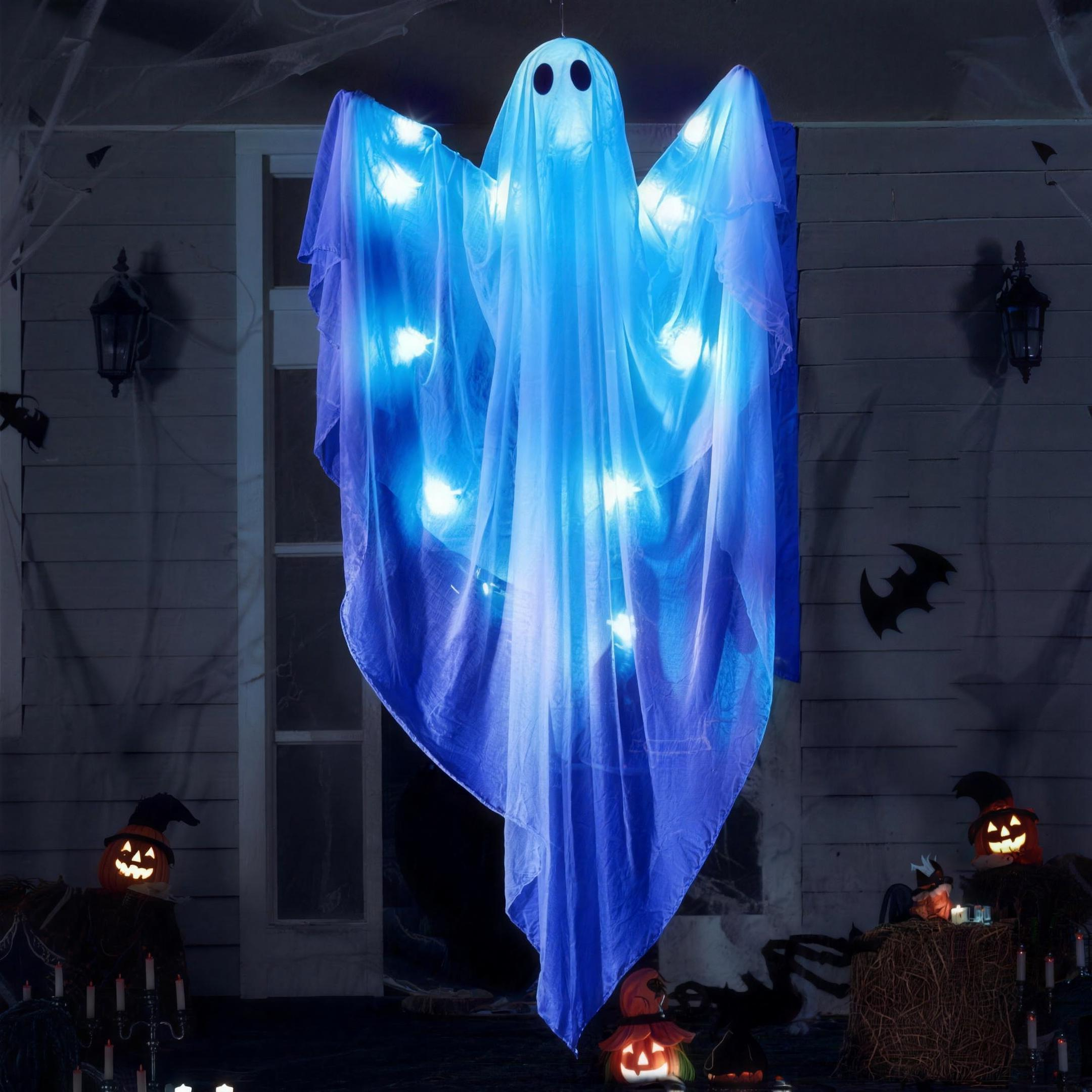 Solyra Spooky Ghost — blue glow