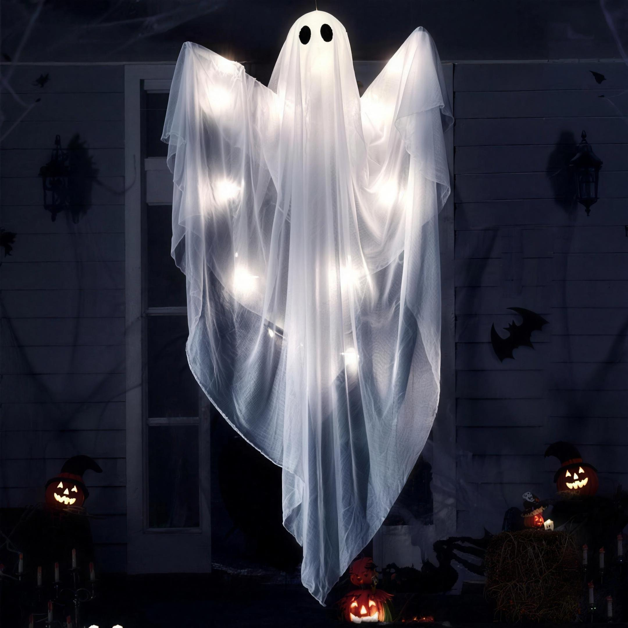 Solyra Spooky Ghost — cold white glow