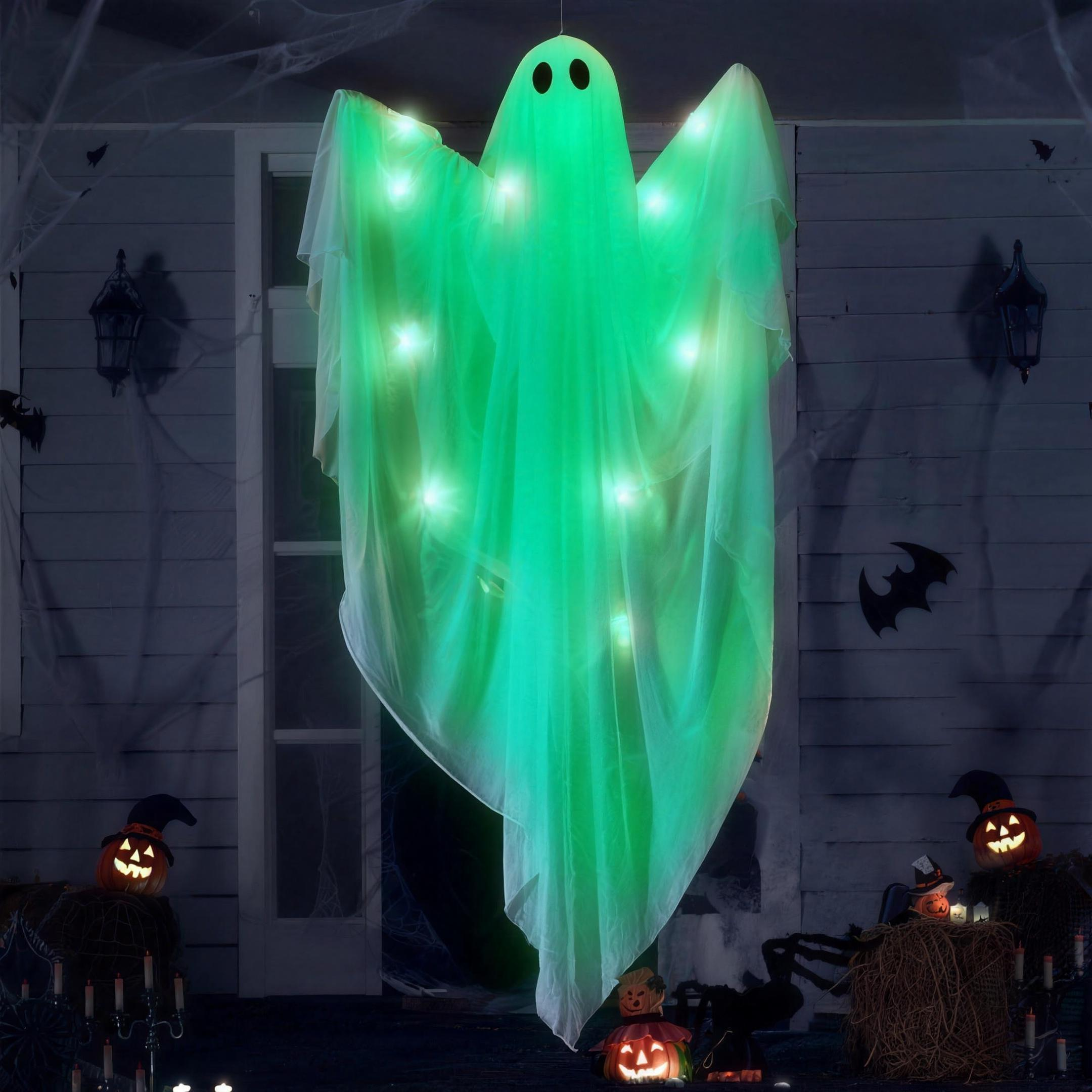 Solyra Spooky Ghost — green glow