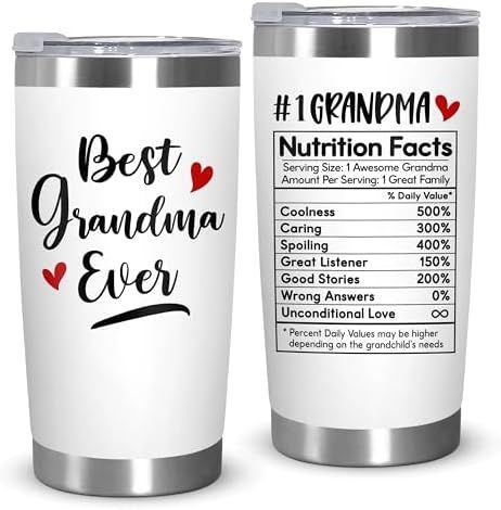 TEEZWONDER Mothers Day Gifts from Daughter Son - 20 oz Stainless Steel Insulated Coffee Tumbler with Lid thumbnail 5