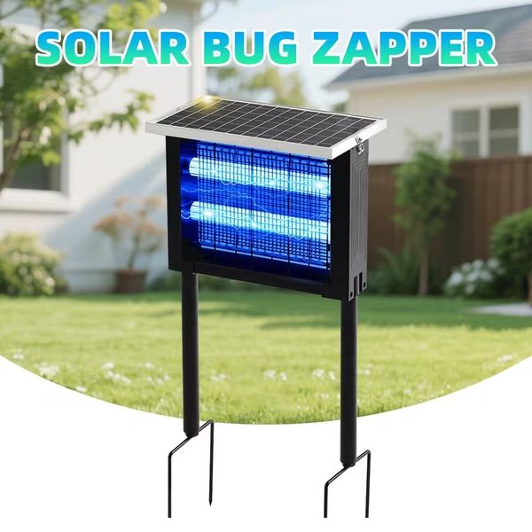 Outdoor Insect Solar Energy 4500V Electric Shock Mechanism Portable Wireless Device thumbnail 10