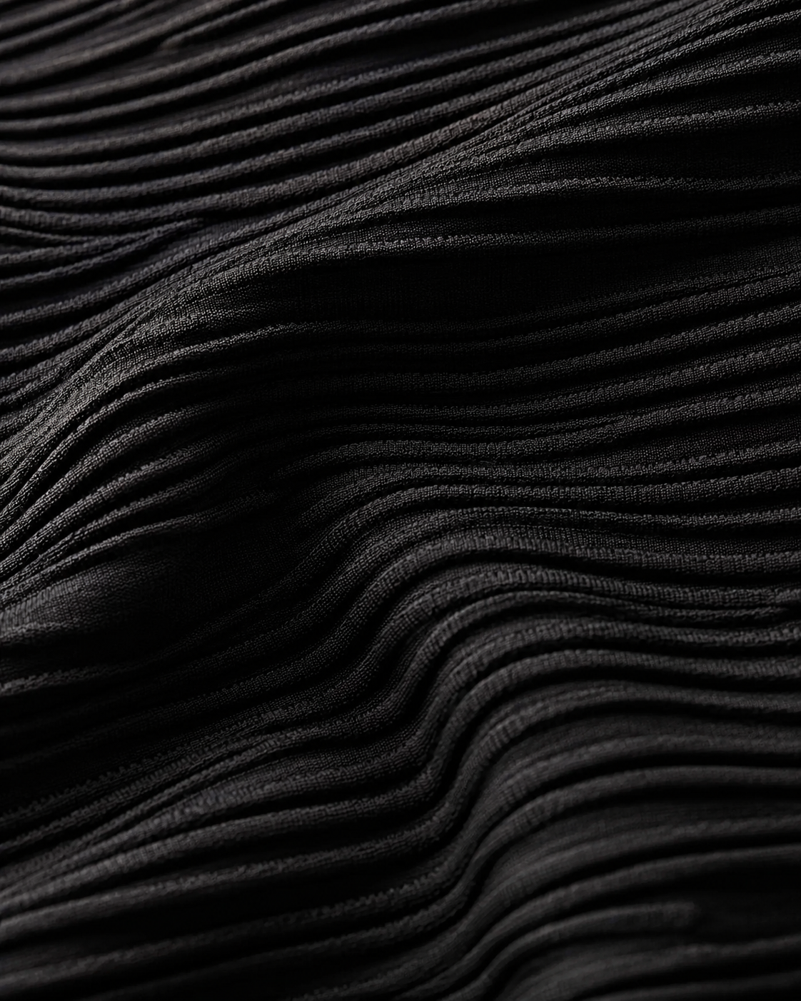 Premium textured ruching fabric