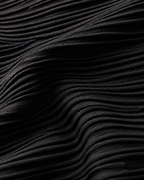 Premium textured ruching fabric