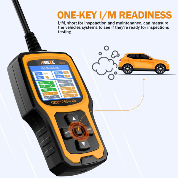 ANCEL AD410 Enhanced OBD II Vehicle Code Reader Automotive OBD2 Scanner Auto Check Engine Light Scan Tool thumbnail 7