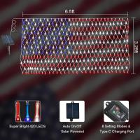 Flag on iron railing