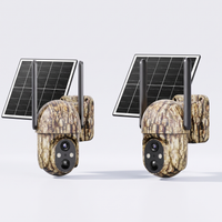 Two Solar Watch Cam units with their solar panels