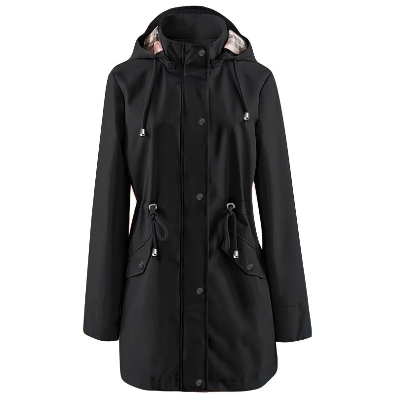 Waterproof Hooded Trench Coat