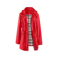 Waterproof Hooded Trench Coat thumbnail 4