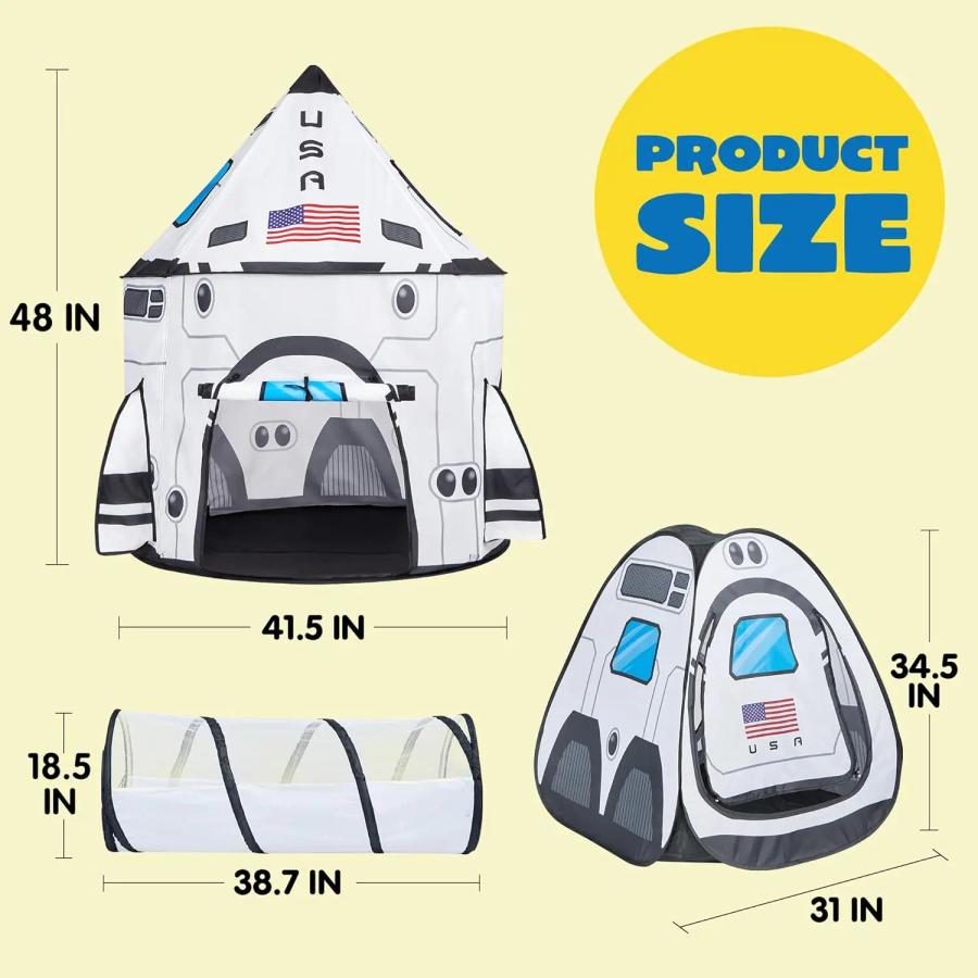 Rocket play set dimensions