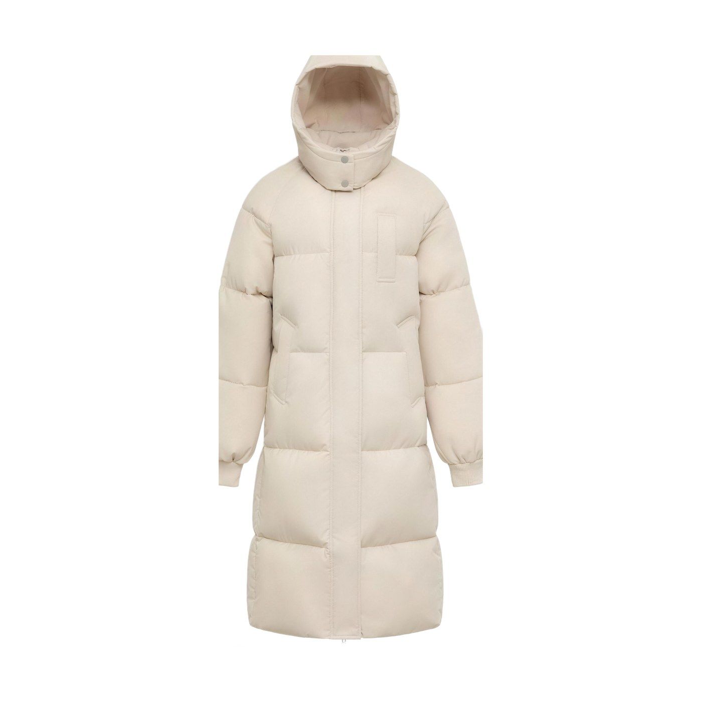 The premium version in cream, shown full length