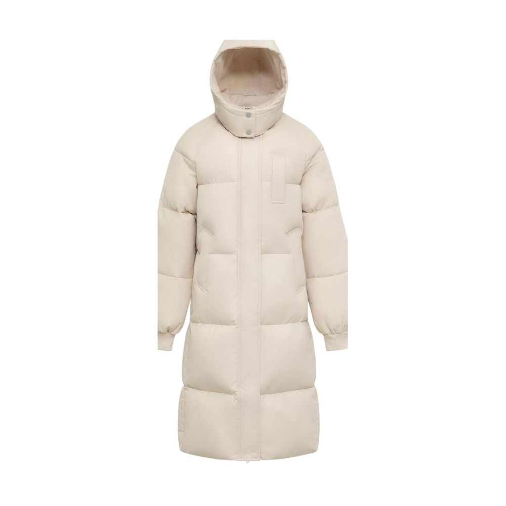 The premium version in cream, shown full length