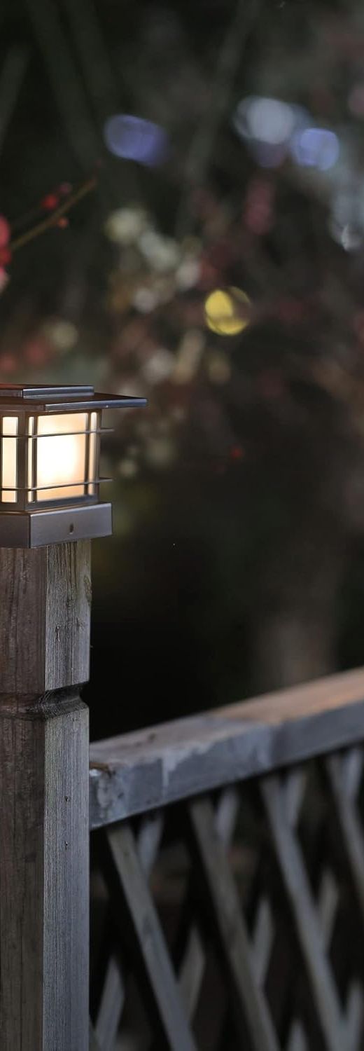 Solar post cap light product