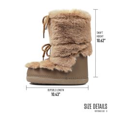 Boot measurements: 10.62 inch shaft height, 10.43 inch outsole