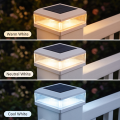 Warm white, neutral white and cool white light settings compared