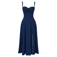 Floral Bustier Midriff Waist Shaper Dress thumbnail 7
