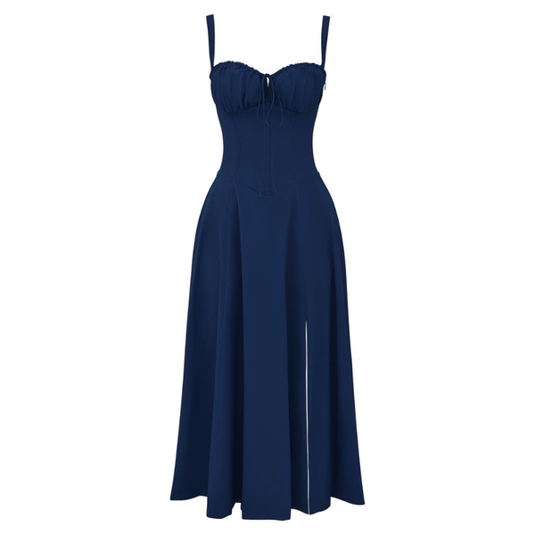 Floral Bustier Midriff Waist Shaper Dress thumbnail 7