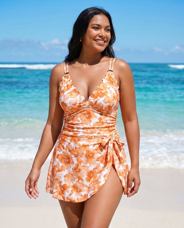 Tummy Control Swim Dress