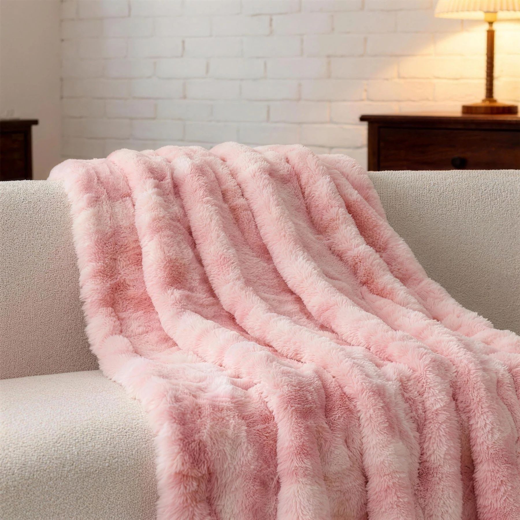 The blanket in Pink Mist