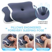 Memory Foam Cervical Pillow Neck Pain Relief thumbnail 5
