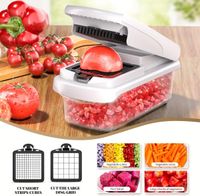 Fresh vegetables sliced and diced