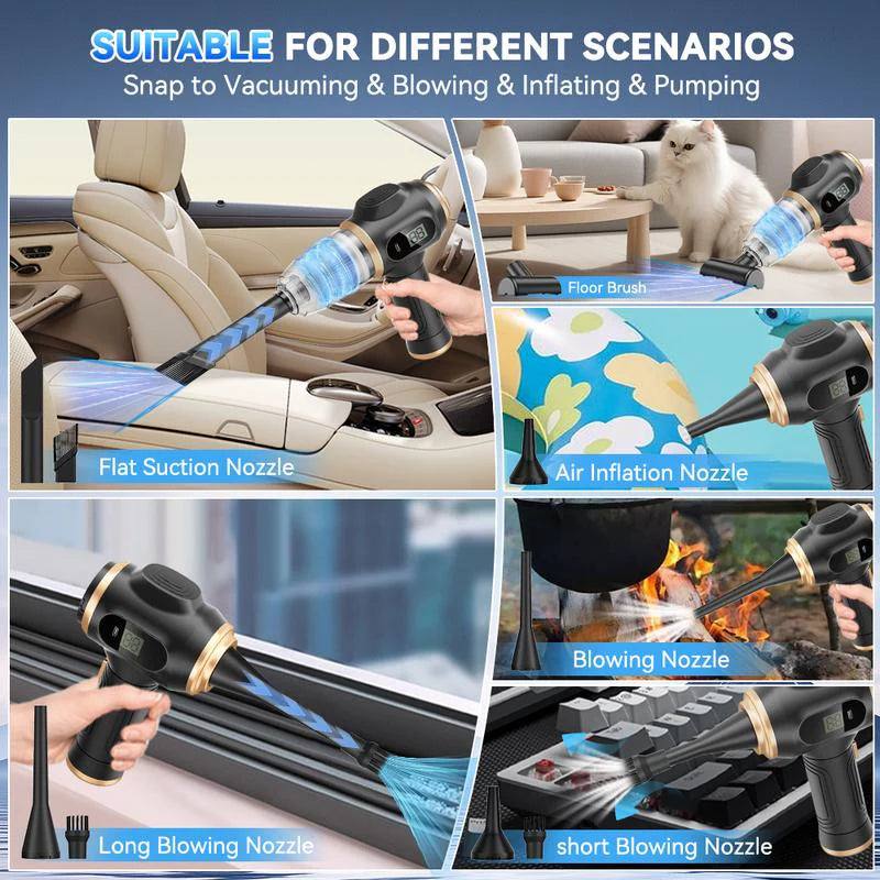 Cordless vacuum with smart charge display