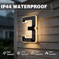 Solar Lighted House Numbers  thumbnail 3