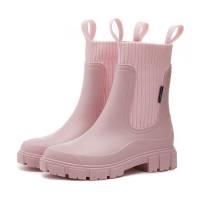 Pink boots