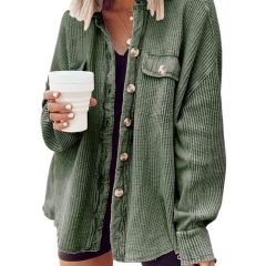 Waffle Knit Shacket 10