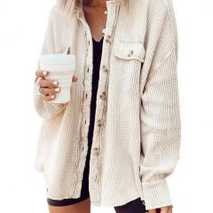 Waffle Knit Shacket 1