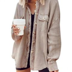 Waffle Knit Shacket 2